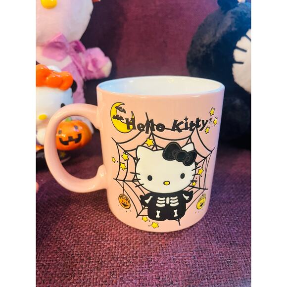 Halloween Hello kitty purple mummy  ,2 mugs , witch ceramic hello kitty cat - Picture 3 of 10